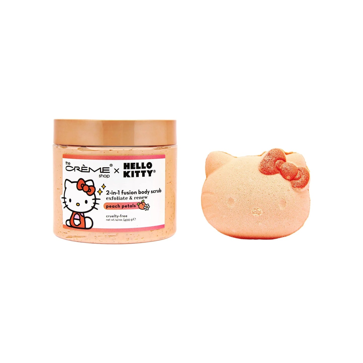 The Crème Shop Hello Kitty Silky Skin Spa Set 2 en 1 Melocoton