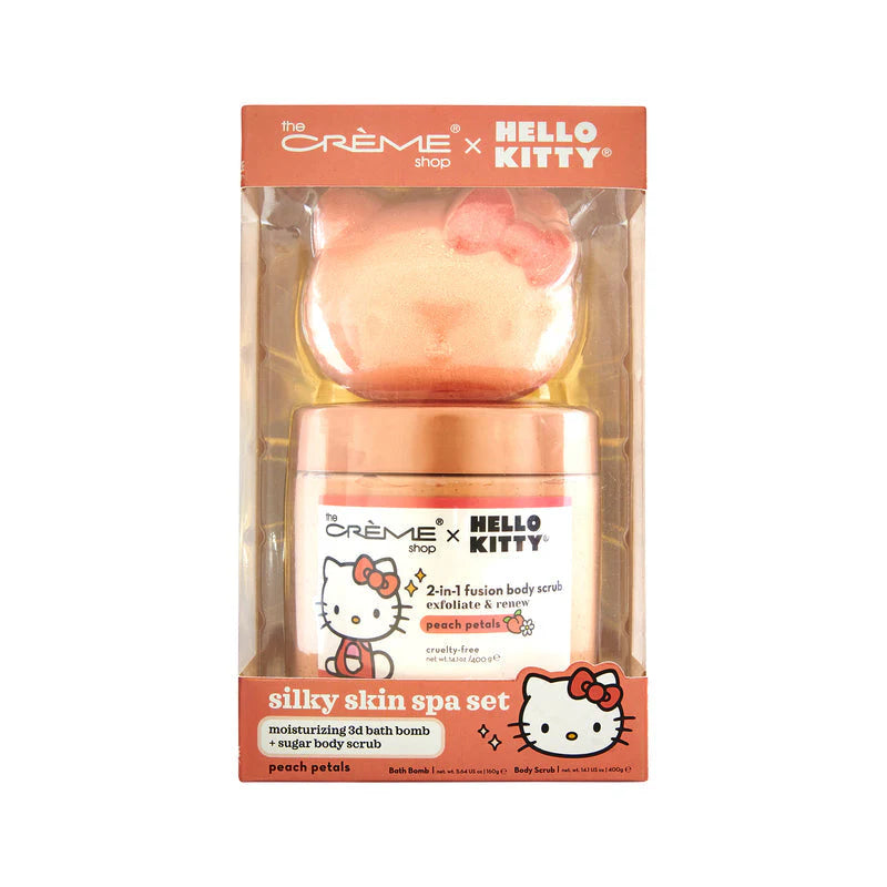 The Crème Shop Hello Kitty Silky Skin Spa Set 2 en 1 Melocoton