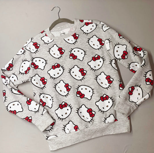 Sueter Hello Kitty Gris